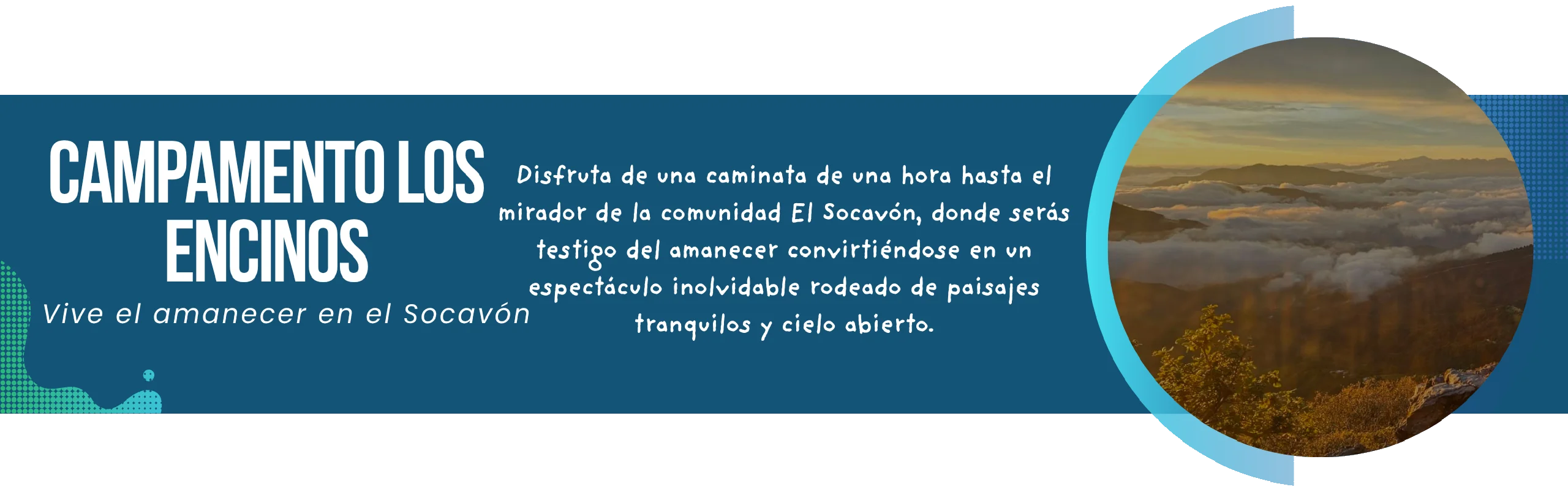 Banner Campamento Los Encinos